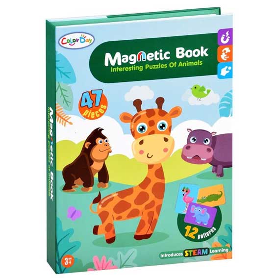 Magnetic Book Puzzle For Kids Learning, Education and Cognition