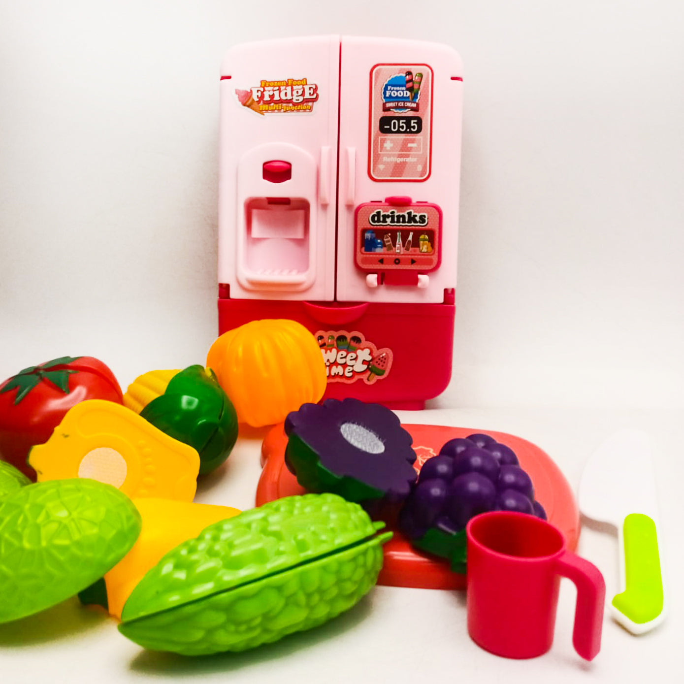 Kids Mini Refrigerator Toy Toyster