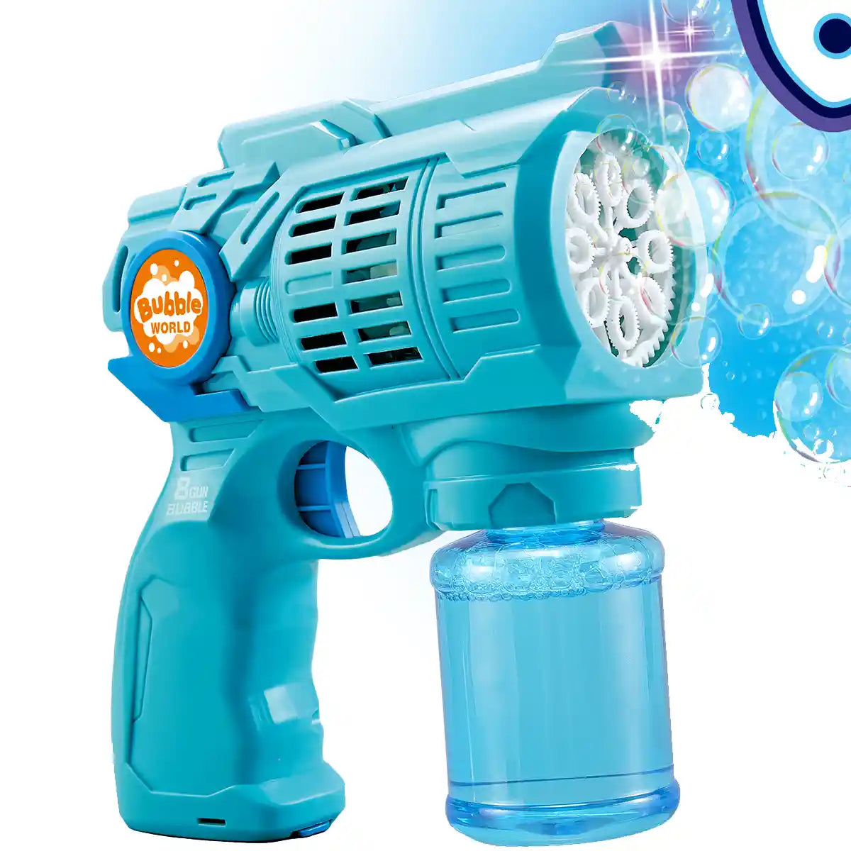 Automatic 8 Holes Bubble Gun