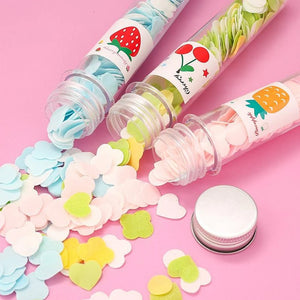 2Pcs Portable Travel Fruit Fragrance Paper Soap