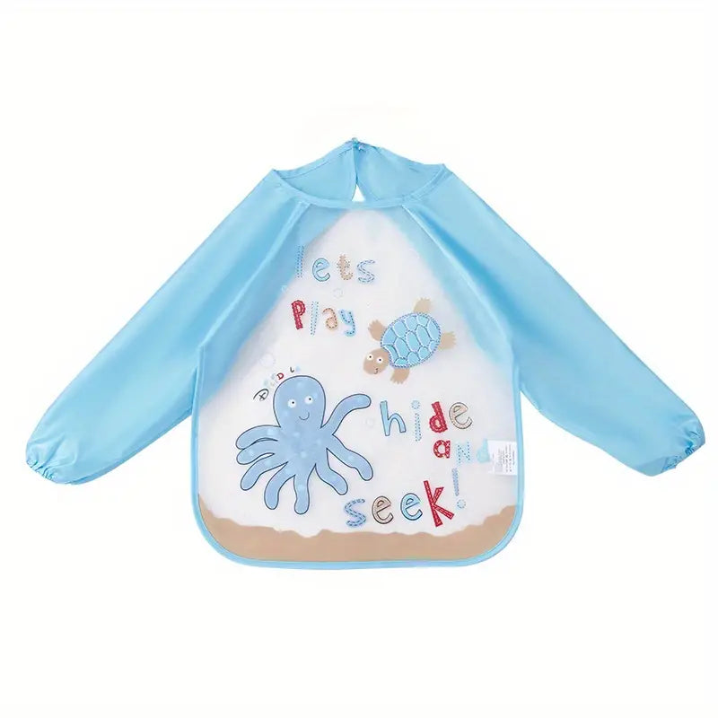 Long-Sleeve Waterproof And Dirt-Resistant Bib for Babies (Pre-Order)