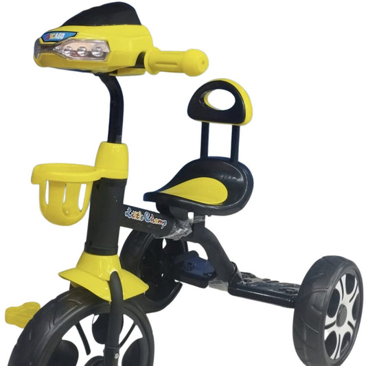 Black and Yellow Three Wheeler Kids Tricycle