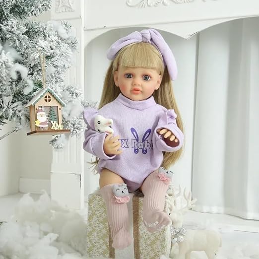 Realistic Reborn Baby Lifelike Full Silicone Body Girl Doll