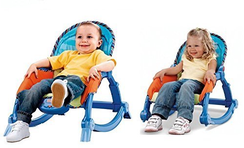 Plutofit Newborn-to-Toddler Portable Rocker Bouncer Chair