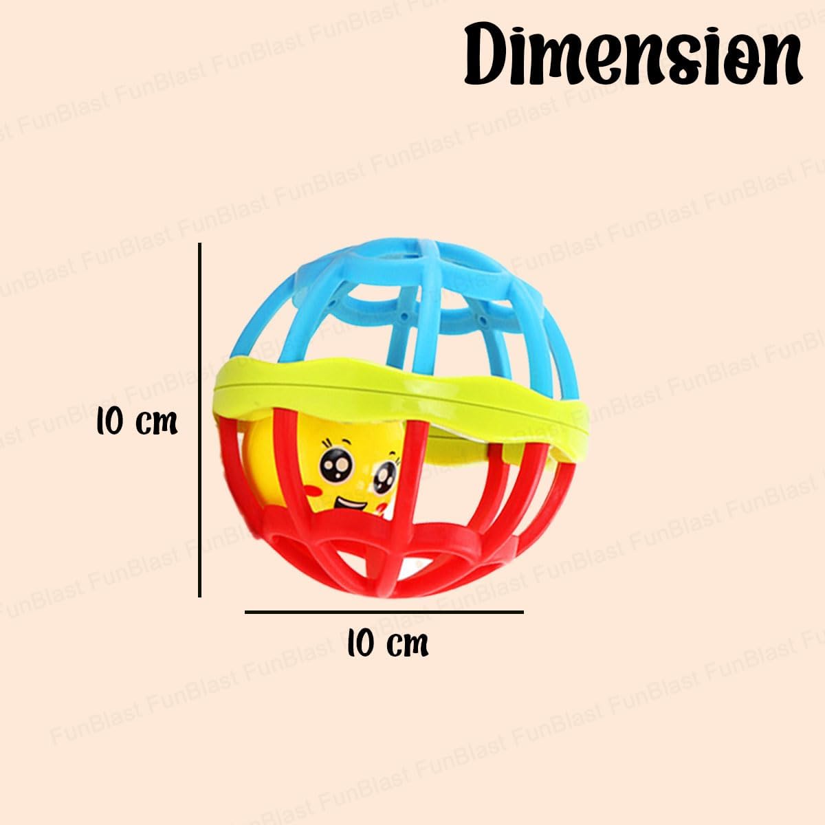 FunBlast Rattle Ball for Babies