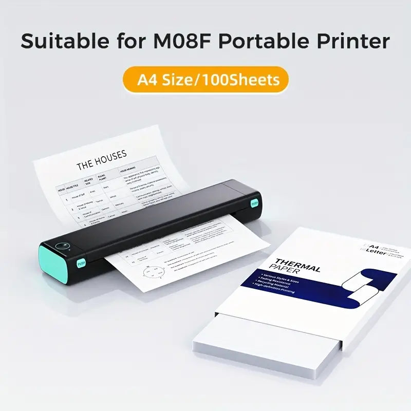 Phomemo M08F Mobile Printer A4 for On the Go Bluetooth Small Thermal Printer (Pre-Order)