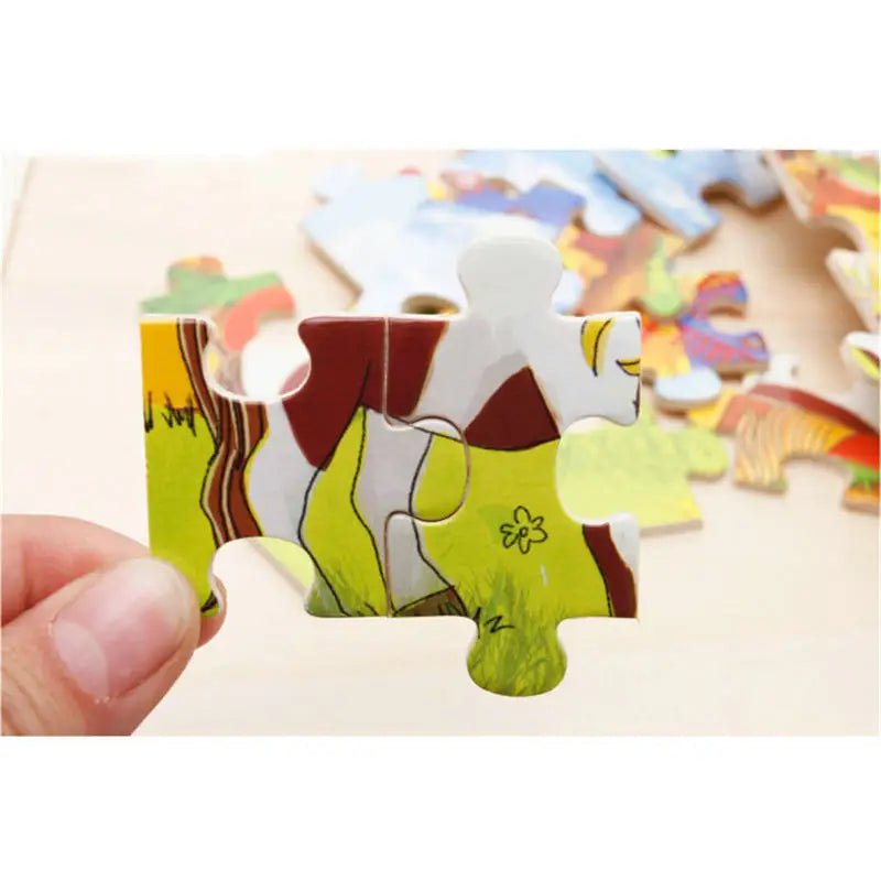 Cartoon Wooden Puzzle Toys