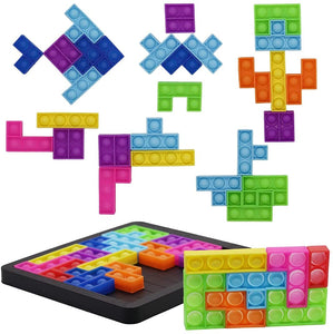 Pop Puzzle Fidget Toys Silicone Jigsaw Puzzles