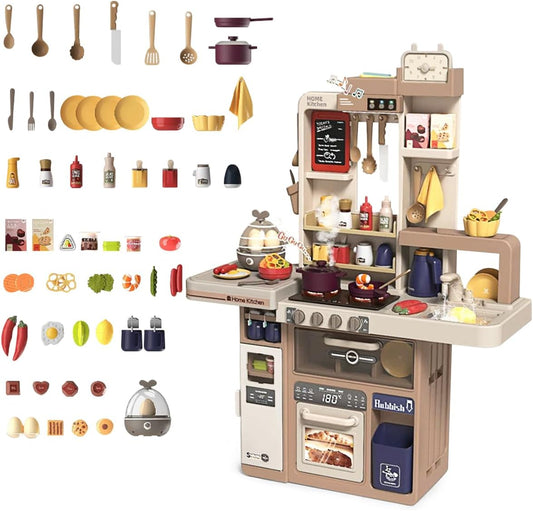 Kitchen Toy for Children, 74 Pieces Children's Game Kitchen Toy