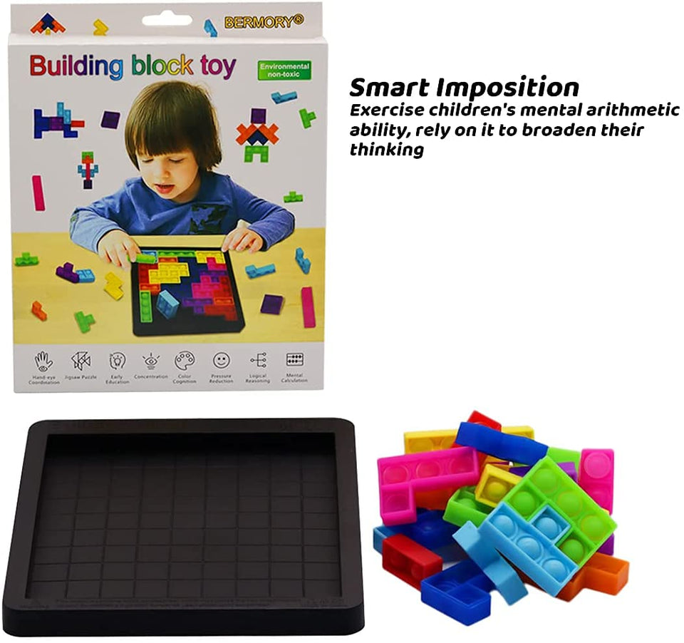 Pop Puzzle Fidget Toys Silicone Jigsaw Puzzles