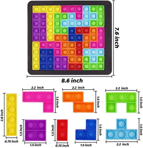 Pop Puzzle Fidget Toys Silicone Jigsaw Puzzles