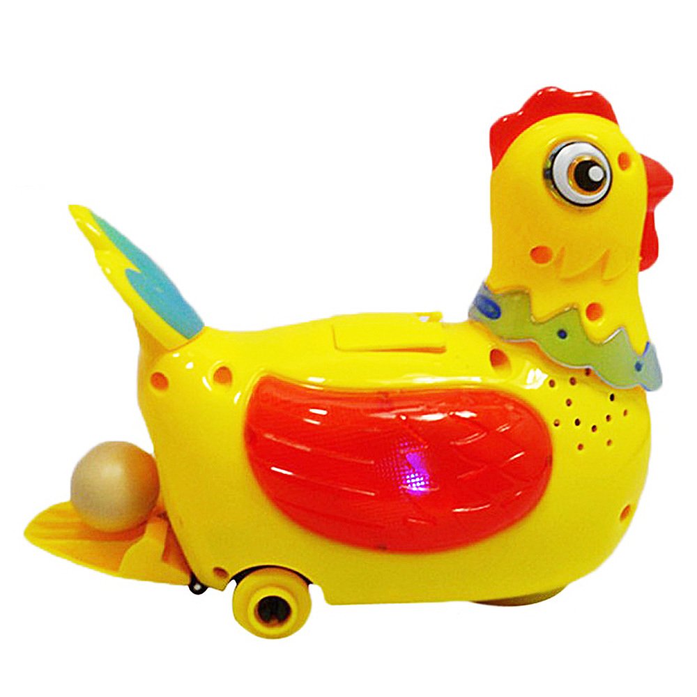 Yellow Hens lay eggs Electric Toy for Baby Kid