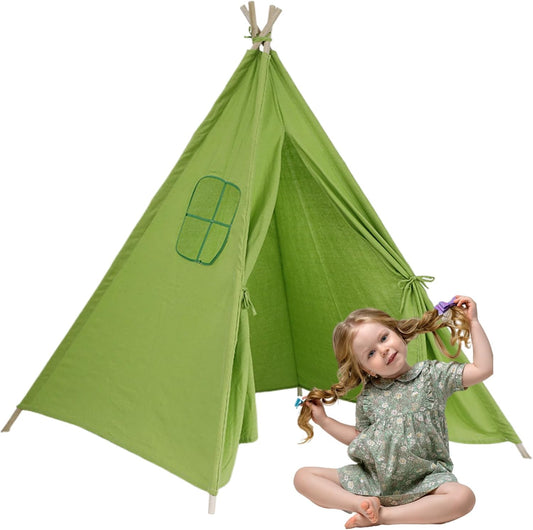 Kids Play Tent 51x47x47'' Teepee Tent for Kids