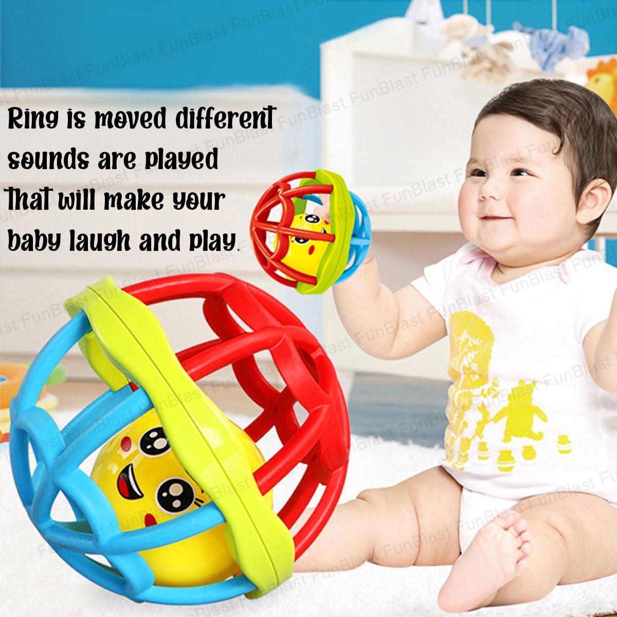 FunBlast Rattle Ball for Babies