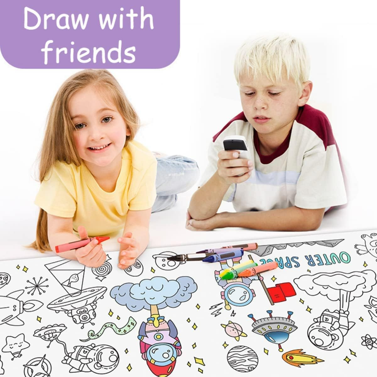 Children's Coloring Drawing Roll