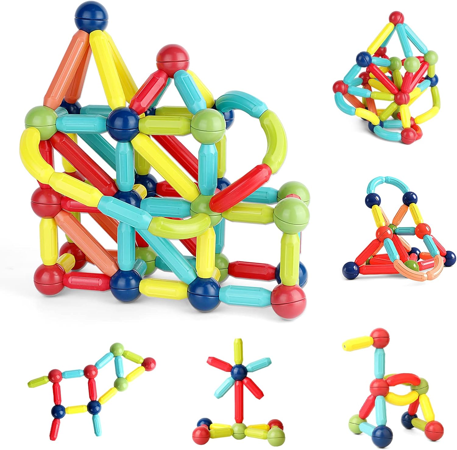 Buy Magnetic Bar Blocks (42 Pieces) Online - Educational Toys Pakistan