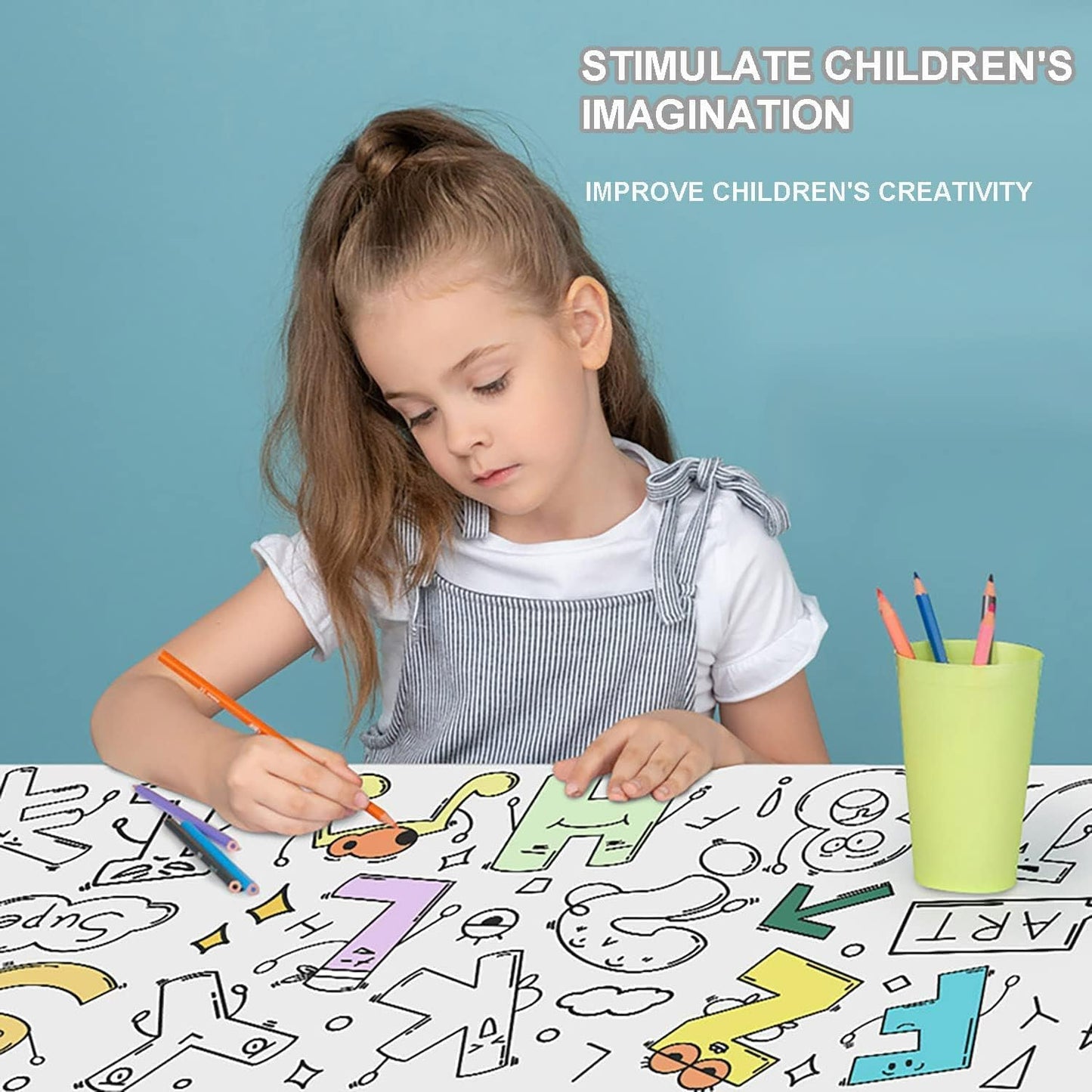 Children's Coloring Drawing Roll