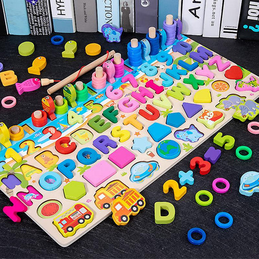 Letter and Number Matching Board (Wooden)