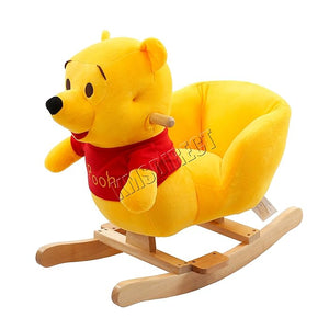 Baby Rocking Winnie The Pooh | Plush Wooden Rocking Horse Toys