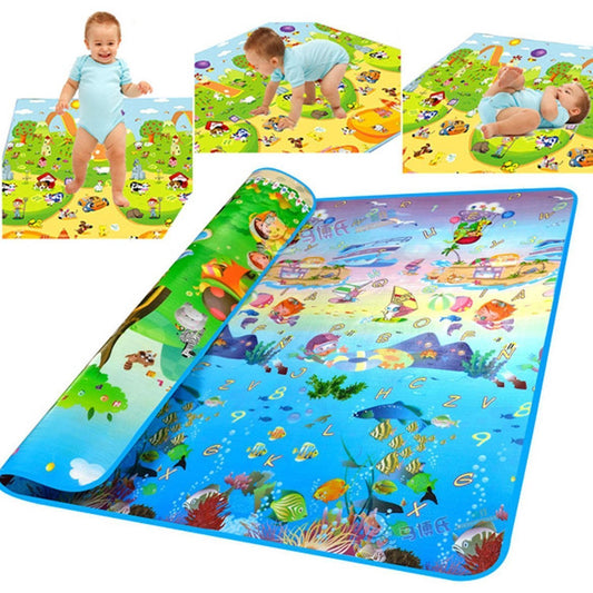 Ole Baby 100% Waterproof Double Side Premium Educational Thick playmat and Crawling mat, Bedding, Crawling Activity mat