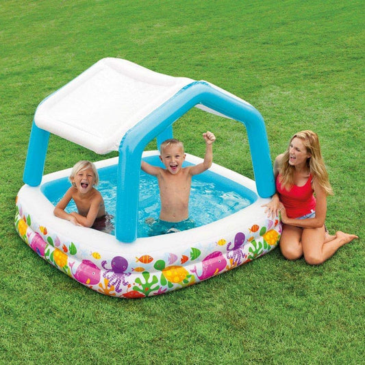 Intex Sun Shade Inflatable Pool For Kids