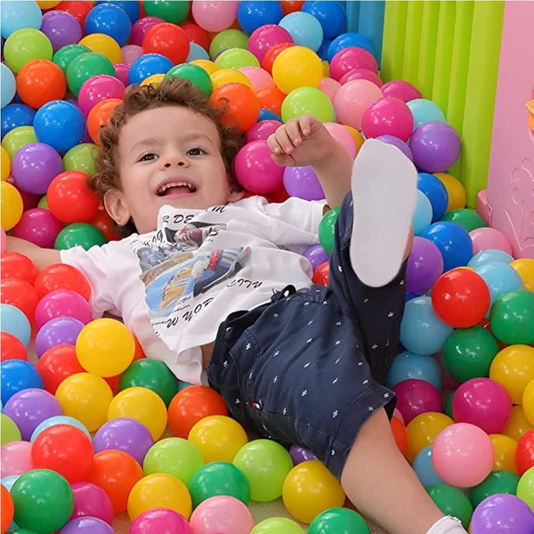 Multicolor Soft Plastic Balls 50Pcs