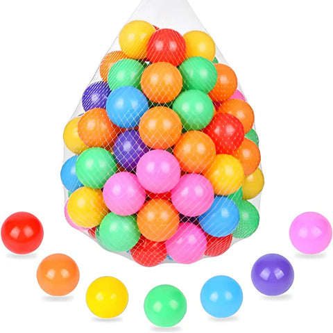 Multicolor Soft Plastic Balls 50Pcs