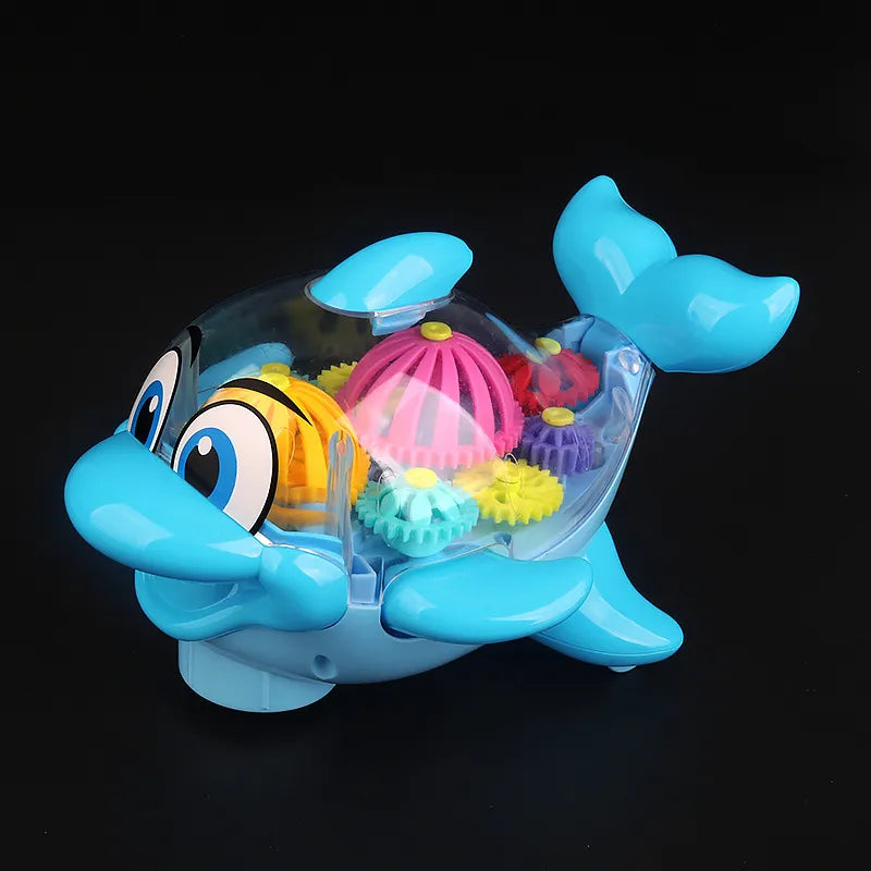 Simulation Swimming Electric Fish Toy Kids LED Lighting Music