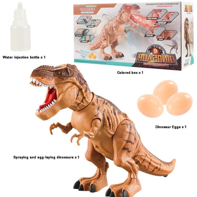 Electric Walking Dinosaur Toy Simulation Dinosaur Spray Projection Remote Control Electronic Robot Dinosaur for Kids Toys Gift