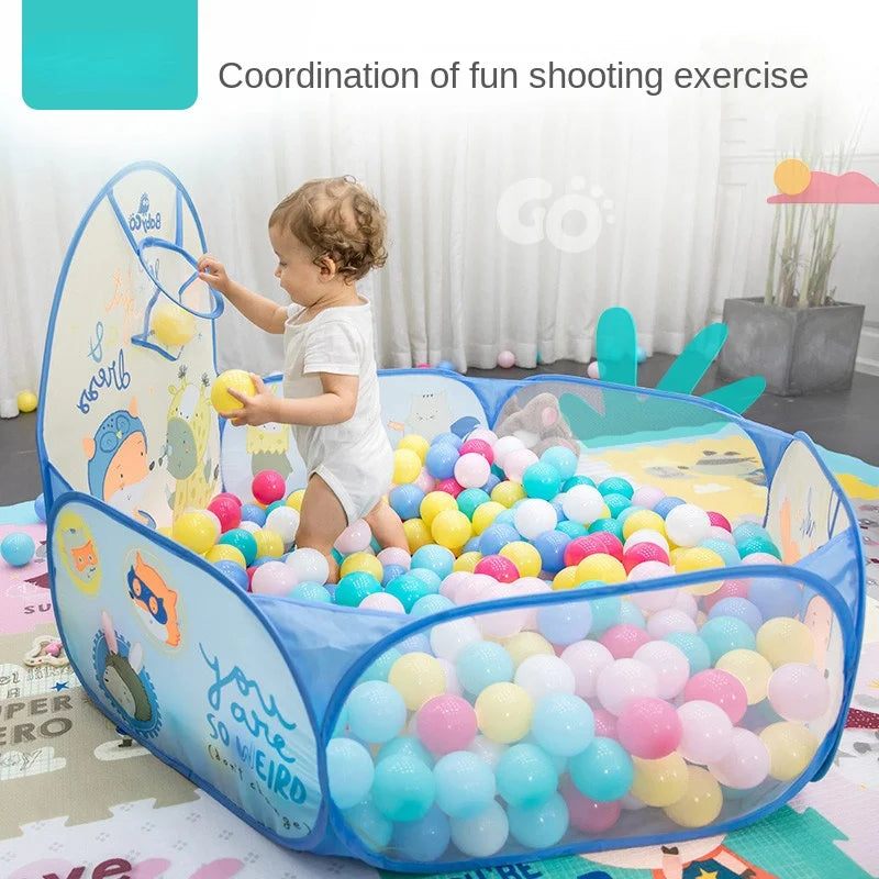 Foldable Baby Ocean Ball Pool Children's Tent Swimming Pool Baby Children's Colorful Ball Small Pitcher Ball Pool