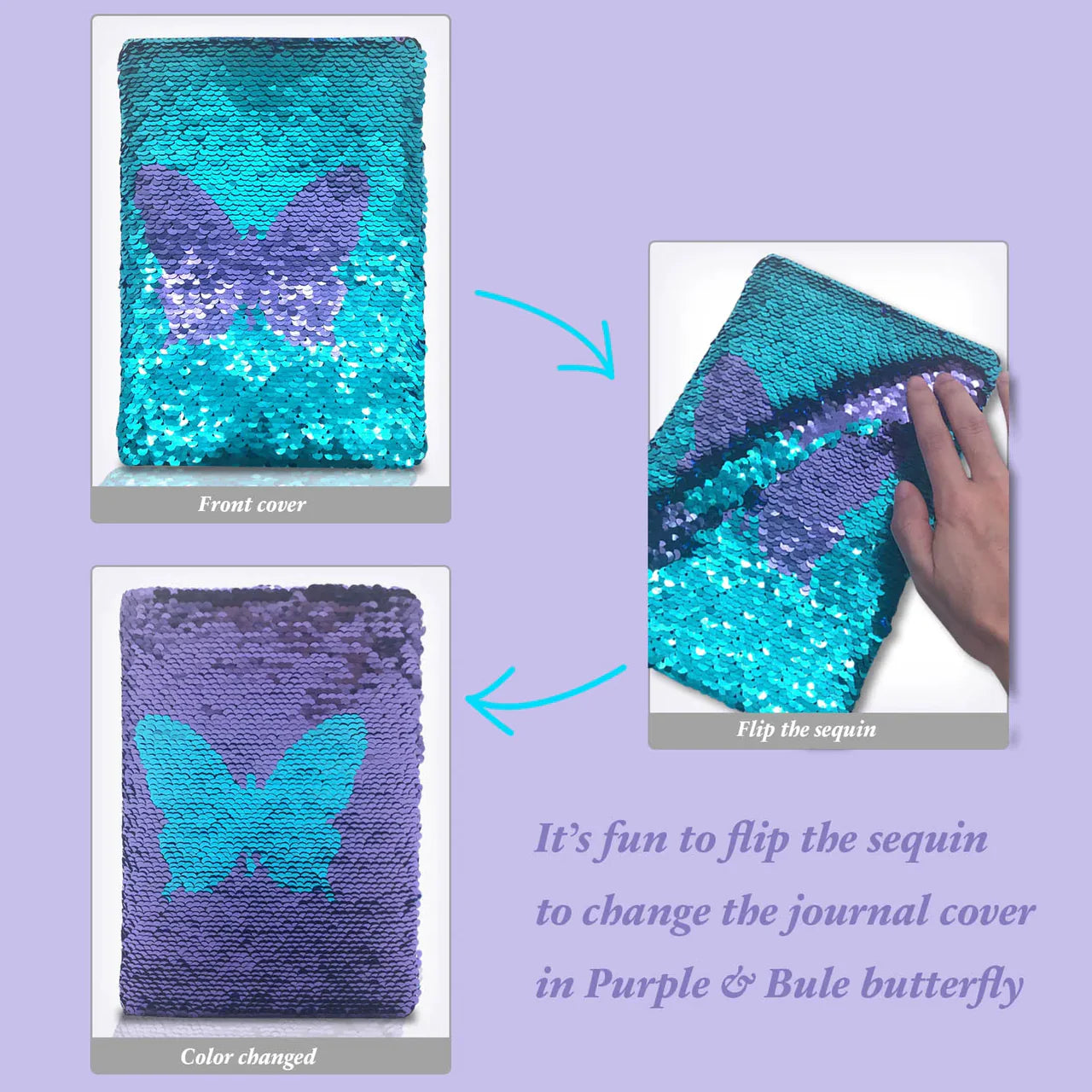 Magic Reversible Flip Notebook