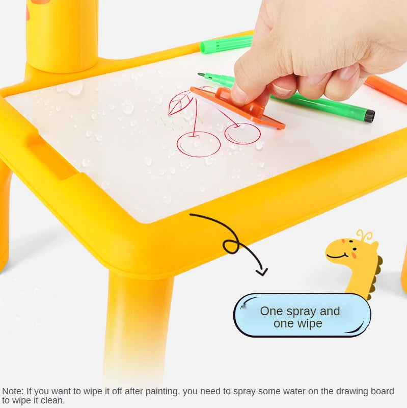 Drawing Projector Table Giraffe Style, Trace And Draw For Kids Preschool Learning And Education