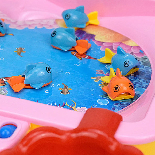 Magnetic Electric Fishing Game with Music Children Water Baby Toys