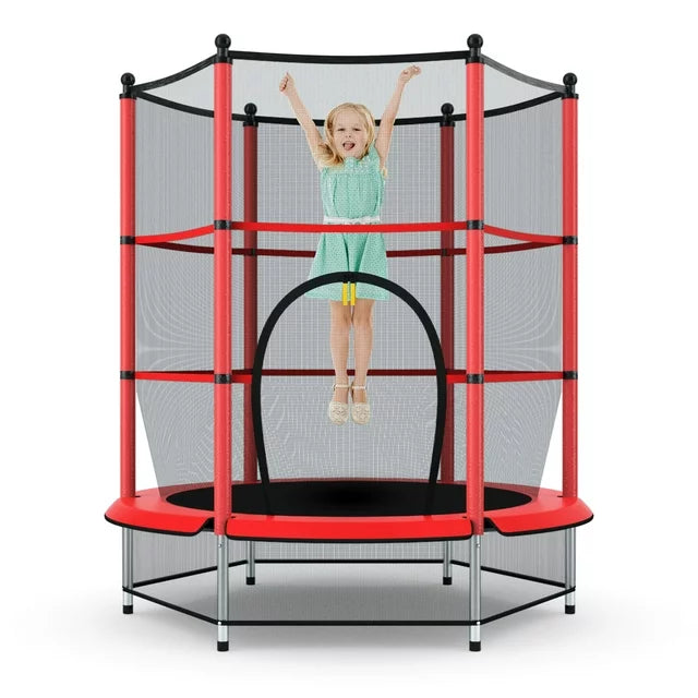 Best Mini Trampoline with Net Enclosure for Kids