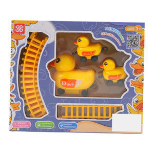 Yellow Duck Electric Rail Toy For Kids