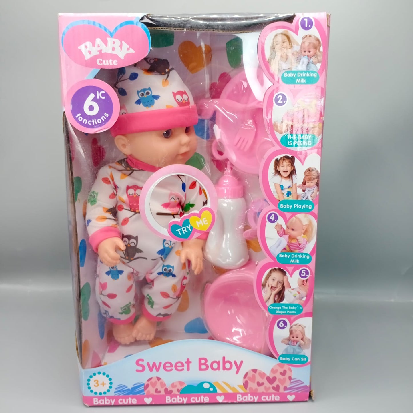 Lovely Baby Doll With Her Feeder and Other Accessories Lovely Baby Doll With Her Feeder and Other Accessories Lovely Baby Doll With Her Feeder and Other Accessories Lovely Baby Doll With Her Feeder And Other Accessories