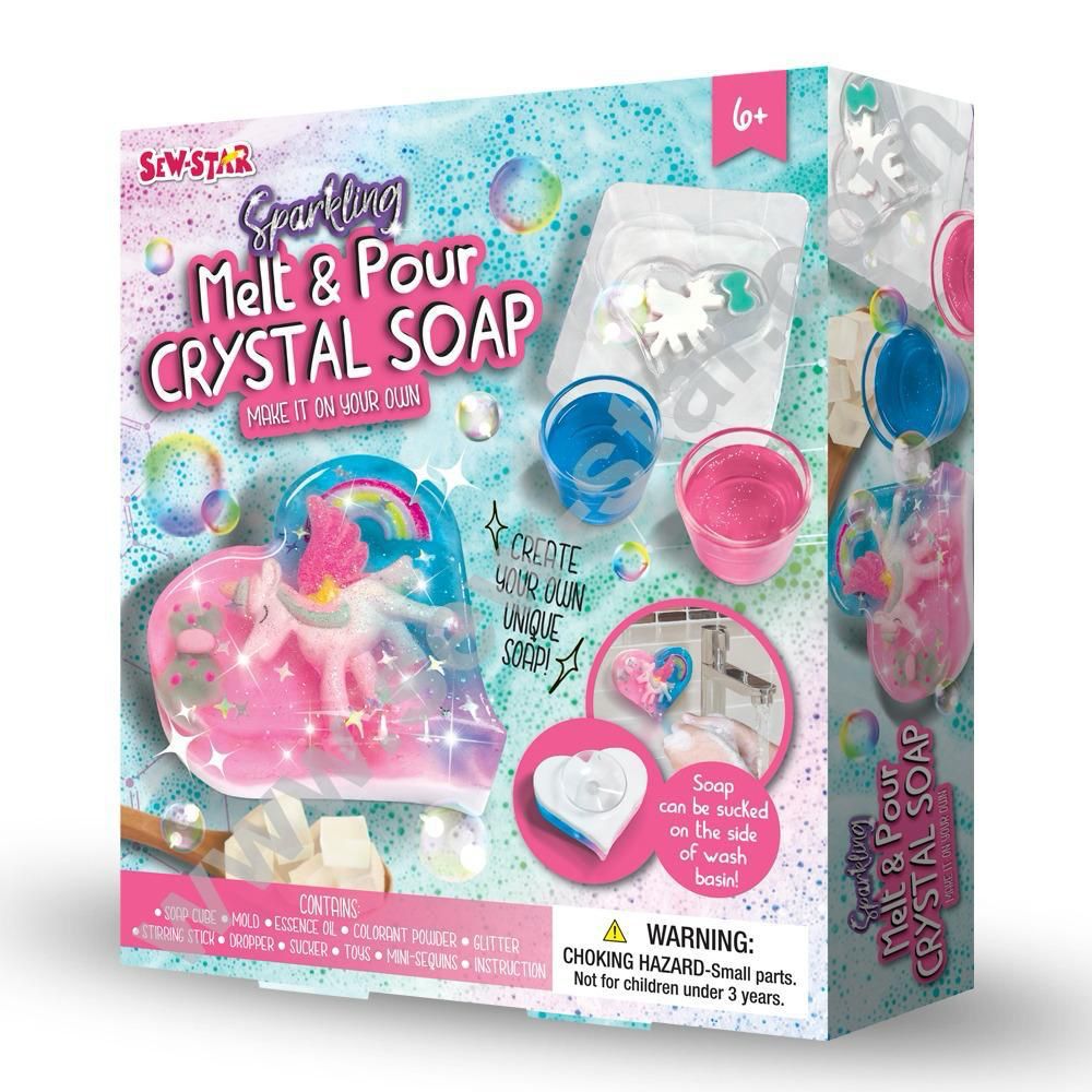 Sparkling Melt and Pour Crystal Soup