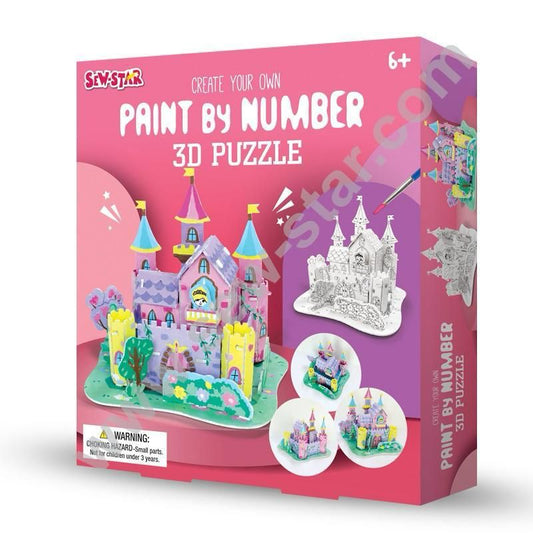 DIY Paint by Number 3D Puzzle