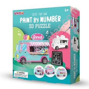 DIY Paint by Number 3D Puzzle