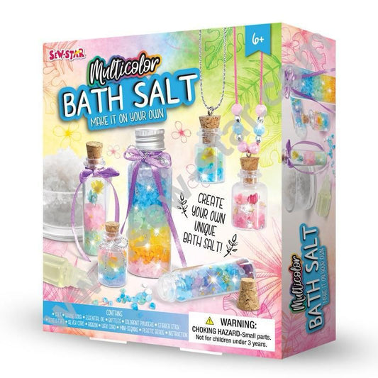 DIY Multicolor Bath salt