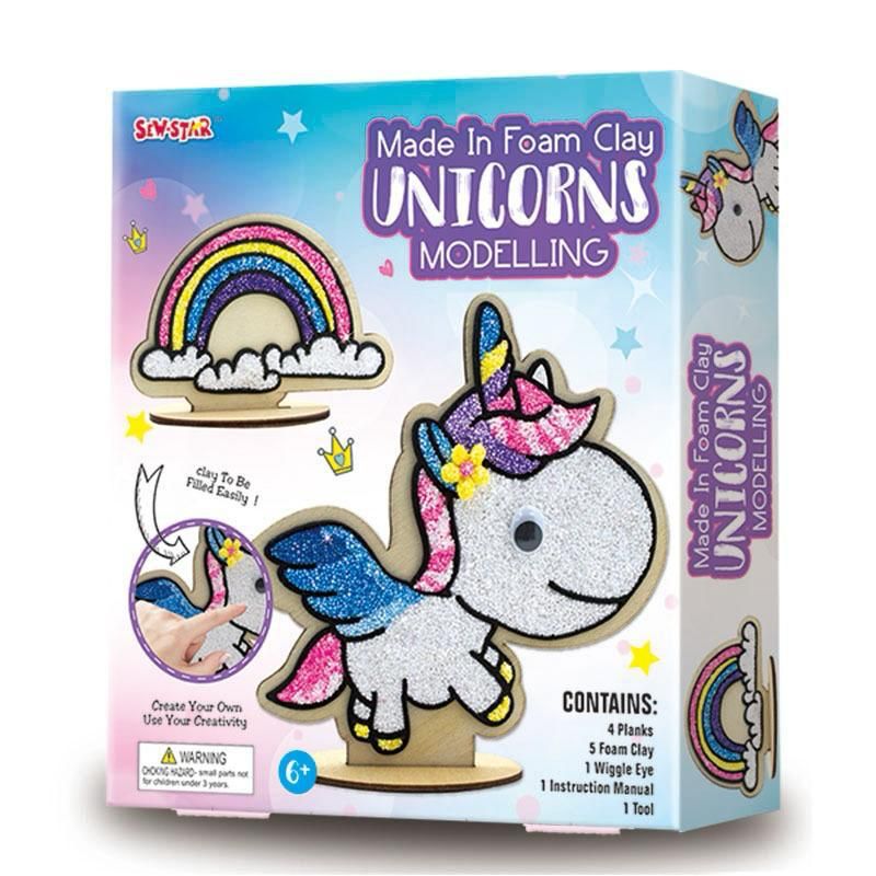 DIY Unicorn Foam Clay Set