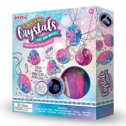 Glow in the Dark Crystals Set