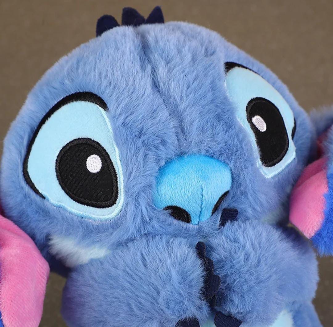 Kawaii Stitch Plush stuffed toy doll gift with music lights Breathing and airbag