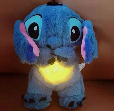 Kawaii Stitch Plush stuffed toy doll gift with music lights Breathing and airbag