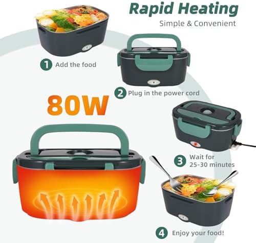 Heated Lunch Box with Heating Time Controller (Pre-Order)