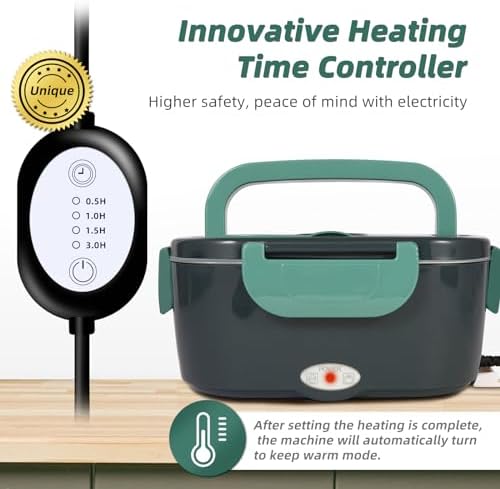 Heated Lunch Box with Heating Time Controller (Pre-Order)