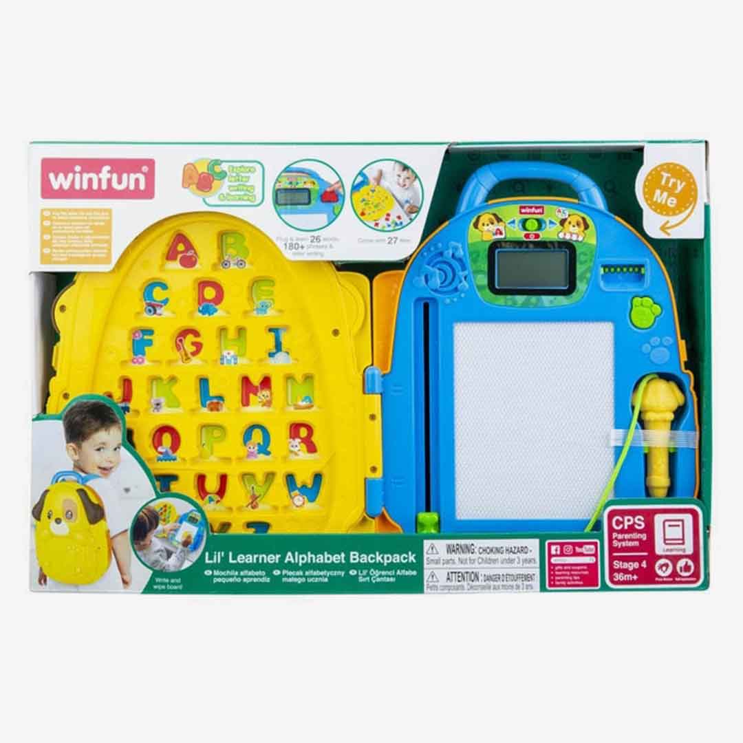 Zoom the image with mouse Winfun Lil' Learner Alphabet Backpack