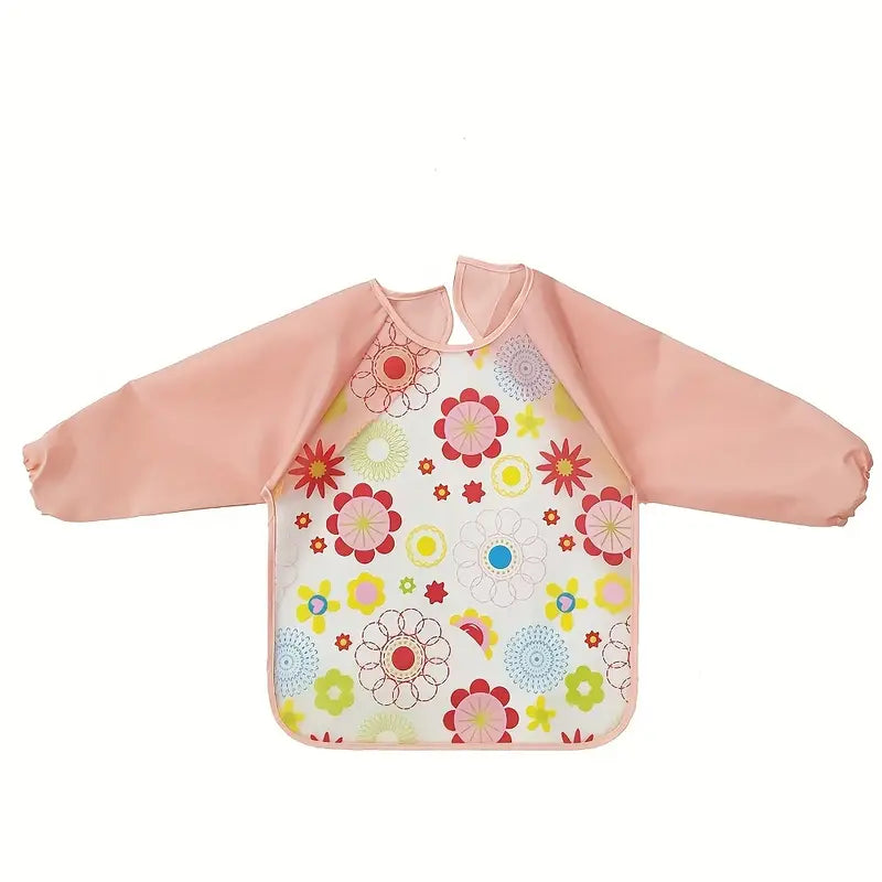 Long-Sleeve Waterproof And Dirt-Resistant Bib for Babies (Pre-Order)