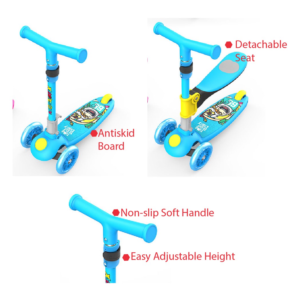 High Quality New 3 Wheel Folding Children Kids Scooters