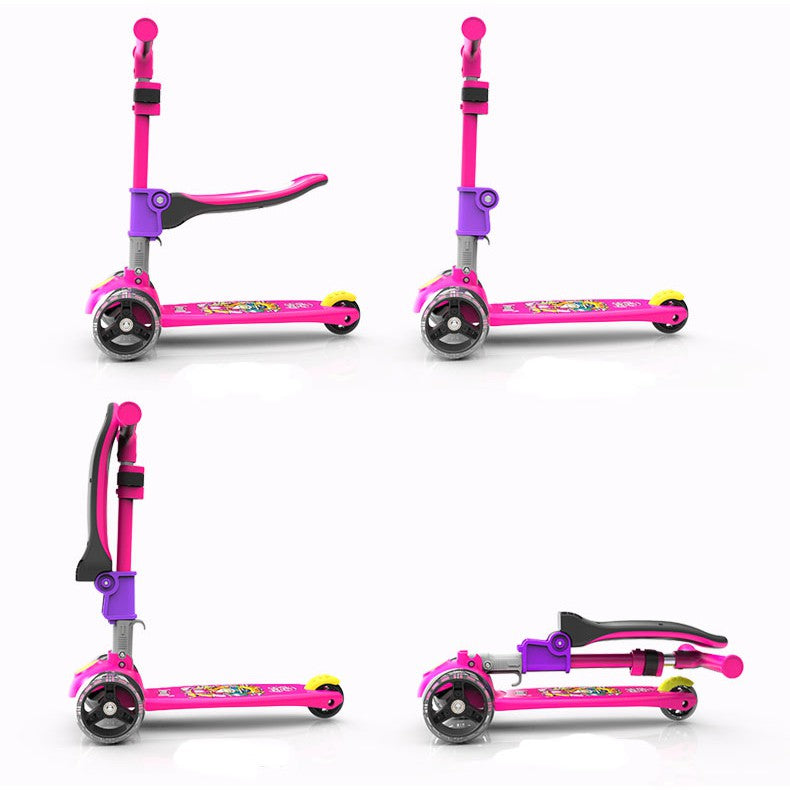 High Quality New 3 Wheel Folding Children Kids Scooters